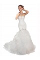Outlet Blanc Sirène Tulle Robes de mariée