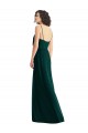 Outlet Evergreen Trapèze Col V Mousseline Longue Robes demoiselle d'honneur