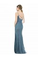 Outlet Fourreau Bretelles spaghetti Col V Dentelle Longue Robes demoiselle d'honneur