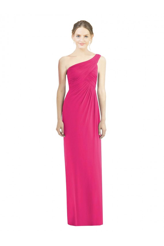 Outlet Fourreau Mousseline Longue Robes demoiselle d'honneur