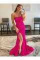 Outlet Fourreau Sans bretelle Balayage train Paillettes Velours Longue Robes de bal