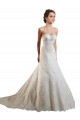 Outlet Ivoire & Champagne Trapèze Dentelle Robes de mariée