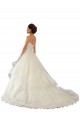 Outlet Ivoire Princesse Satiné Tulle Dentelle Robes de mariée