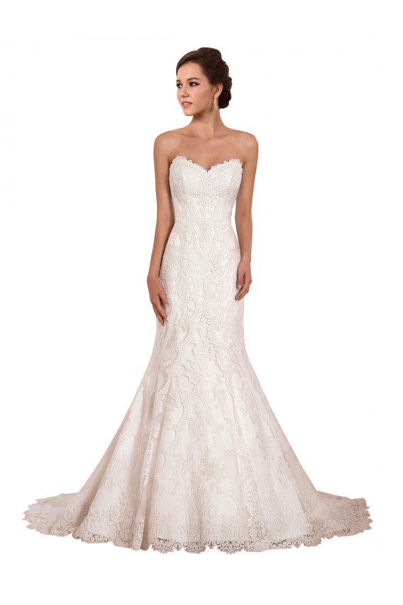 Outlet Ivoire Sirène Dentelle Robes de mariée