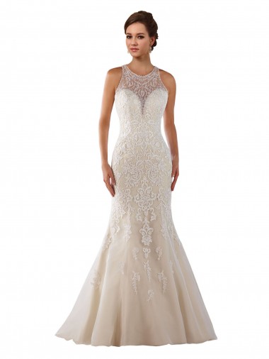 Outlet Ivoire Sirène Dentelle Robes de mariée