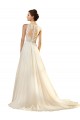 Outlet Ivoire Trapèze Col V Tulle Robes de mariée