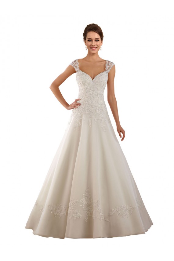 Outlet Ivoire Trapèze Dentelle Robes de mariée