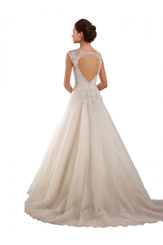 Outlet Ivoire Trapèze Dentelle Robes de mariée