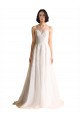 Outlet Ivoire Trapèze Illusion Tulle Robes de mariée
