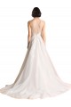 Outlet Ivoire Trapèze Illusion Tulle Robes de mariée