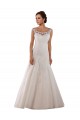 Outlet Ivoire Trapèze Scoop Tulle Robes de mariée
