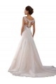 Outlet Ivoire Trapèze Scoop Tulle Robes de mariée
