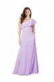 Outlet Lilas Trapèze Mousseline Longue Robes demoiselle d'honneur