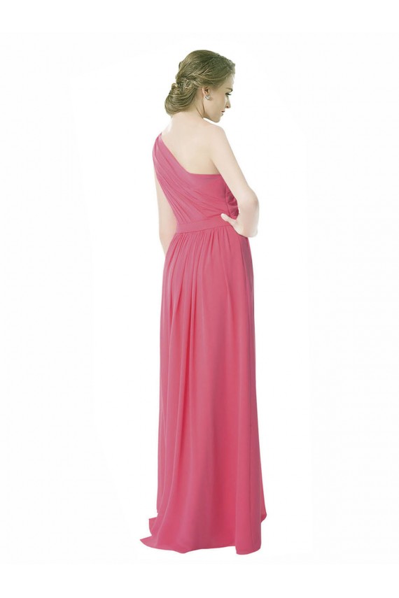 Outlet Menthe verte Trapèze Mousseline Longue Robes demoiselle d'honneur