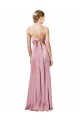 Outlet Noir Fourreau Bretelles spaghetti Col Carré Crêpe Stretch Longue Formelles Robes demoiselle d'honneur / Robes de soirée / Robes de bal