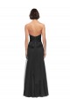 Outlet Noir Trapèze Tulle Longue Robes demoiselle d'honneur