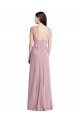 Outlet Primevère Trapèze Licou Mousseline Longue Robes demoiselle d'honneur
