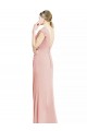 Outlet Sirène Col Bateau Col Haut Mousseline Longue Robes demoiselle d'honneur