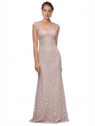 Outlet Sirène Dentelle Longue Robes demoiselle d'honneur / Robes de bal