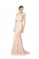 Outlet Sirène Sans bretelle Col Haut Crêpe Stretch Longue Formelles Robes demoiselle d'honneur / Robes de soirée / Robes de bal