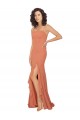 Outlet Trapèze Col Carré Mousseline Longue Robes demoiselle d'honneur