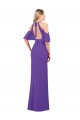 Outlet Trapèze Licou Mousseline Longue Robes demoiselle d'honneur