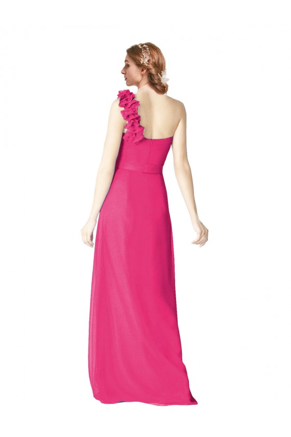 Outlet Trapèze Mousseline Longue Robes demoiselle d'honneur