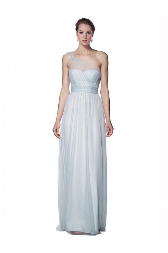 Outlet Trapèze Tulle Longue Robes demoiselle d'honneur
